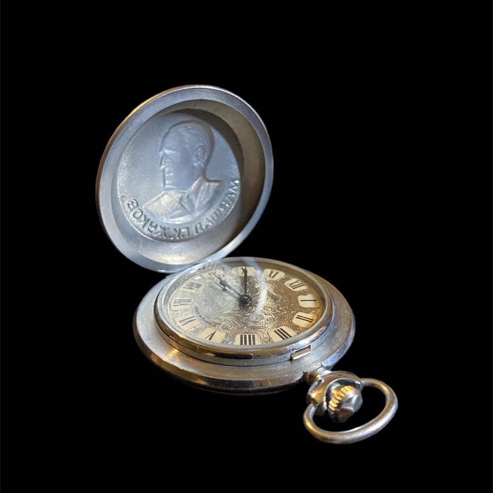 Russian Pocket Wind-Up Mechanic Watch
